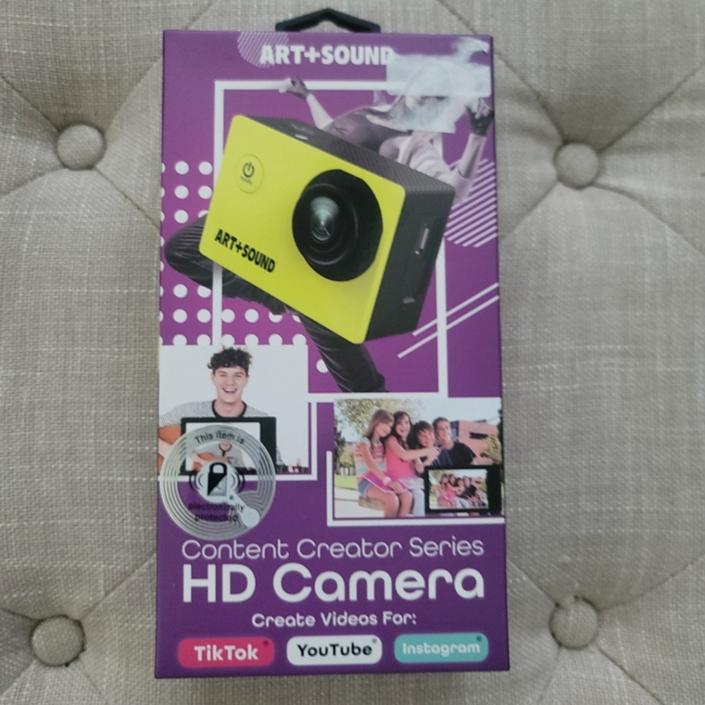 ART + SOUND Content Creator Camera TikTok TT YouTube Instagram HD Camera